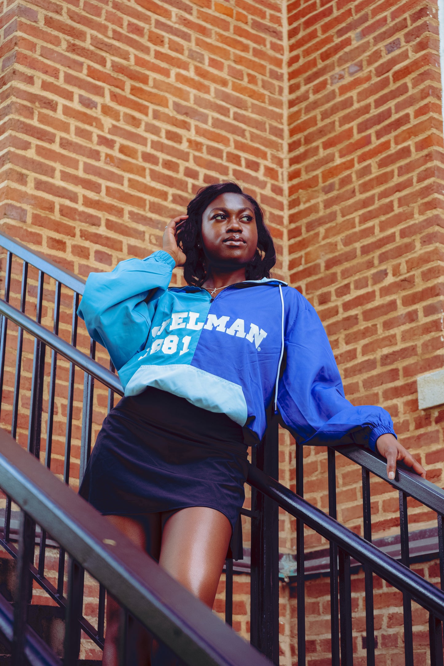 1881 Spelman Unisex Vintage ColorBlock Windbreaker