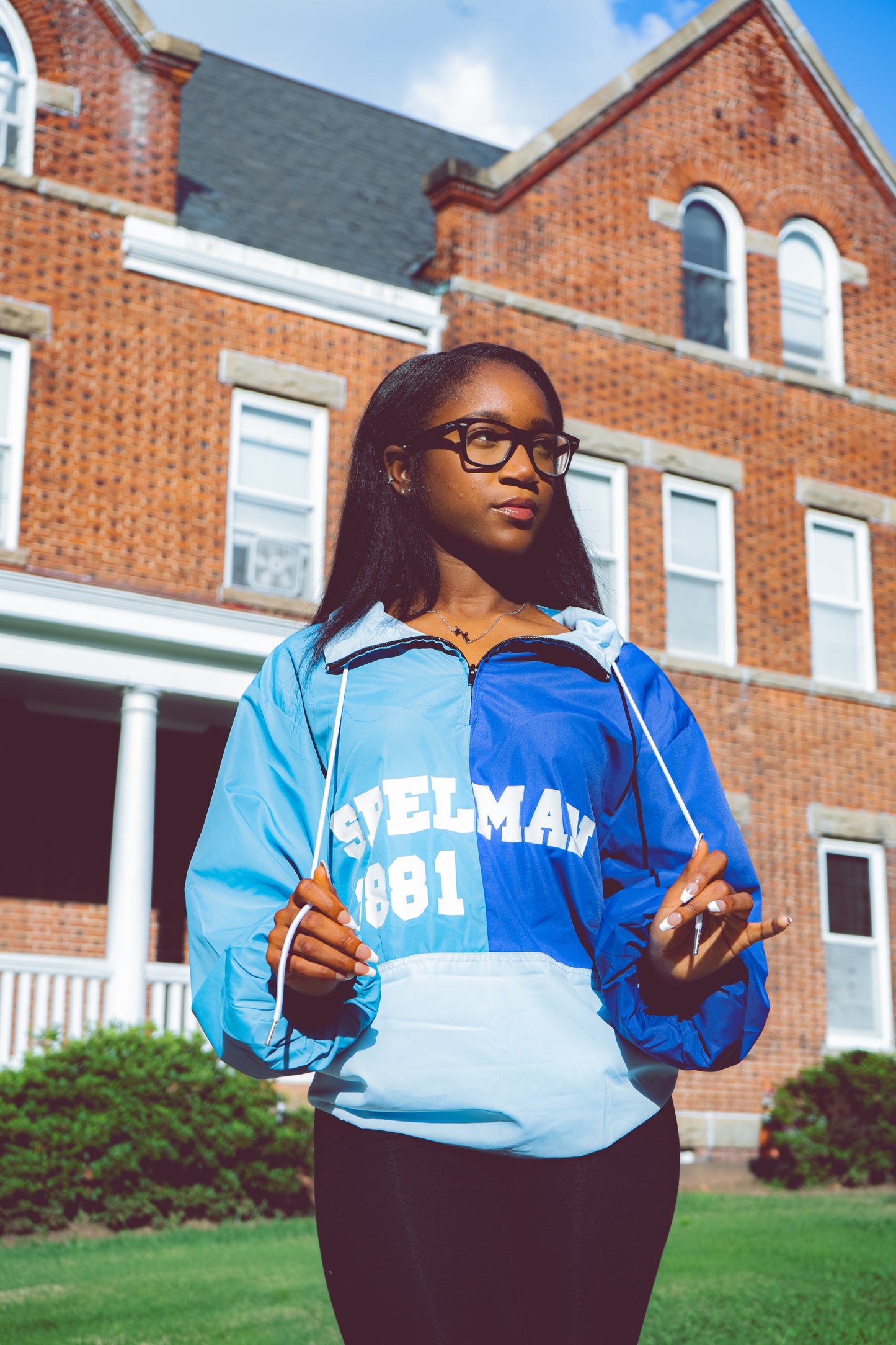 1881 Spelman Unisex Vintage ColorBlock Windbreaker