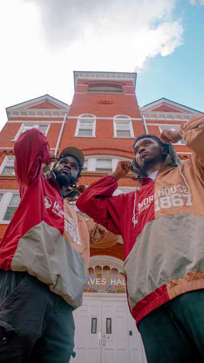 1867 Morehouse Unisex Vintage ColorBlock Windbreaker